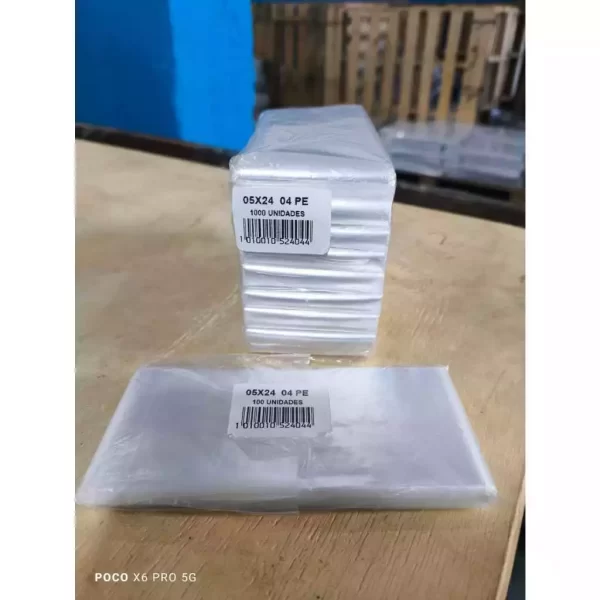 Saquinho Saco Para Geladinho Gourmet Gelinho Sacolé Chup Chup em PEBD - Imagem 2